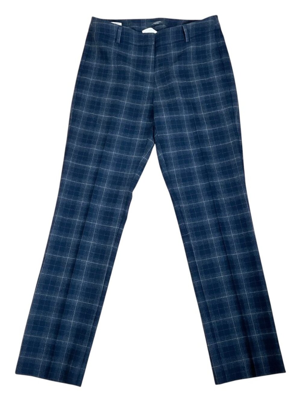 Weekend Max Mara Pants Cigarette Plaid Wool Black Multi (6)
